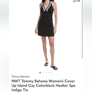 NWT Tommy Bahama island cays color block spa coverup dress size Small